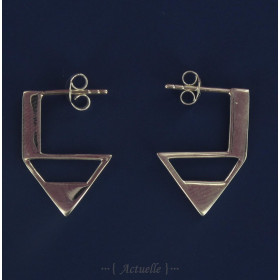Earring Geo Triangle in GP