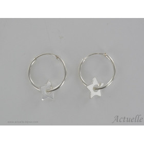 Earring star 12 mm GP