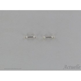 Little earring pin 9mm GP