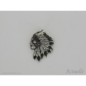 American indian head Profil Gold plated