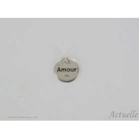Love engraved 12 mm