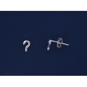 Earring interrogation point 7 mm