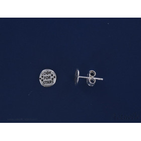 Earring Look for stars when its dark 7 mm