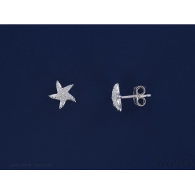 Pendientes estrella de mar 7 mm
