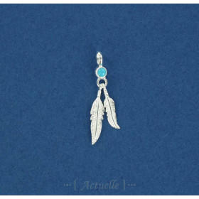 Turquoise feather 25 mm GP