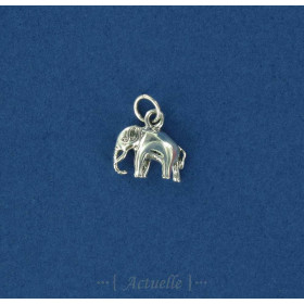 Pendentif éléphant lisse