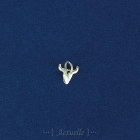 5pcs Mini charm buffalo head GP