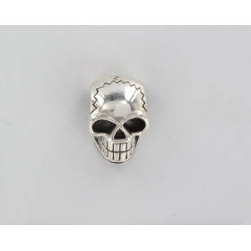 Tête de mort trou latteral  20x13mm