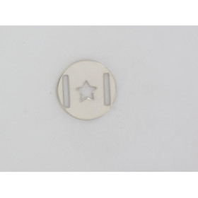 Plaque  Etoile Evidée 20mm