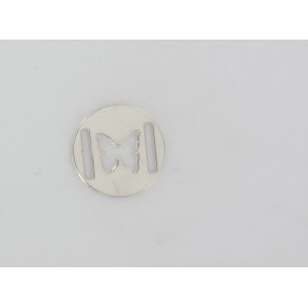Openwork butterfly medal 20 mm GP
