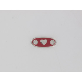 Ovale Coeur Rouge