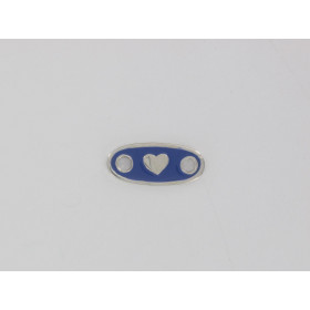 Ovale Coeur Bleu