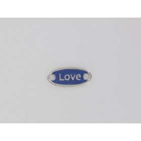 Ovale Love Bleu