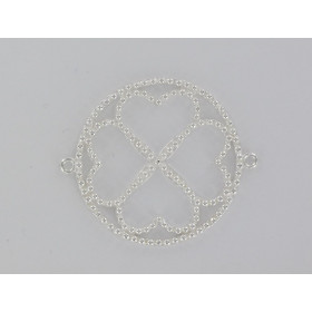 Arabesque Clover circle beads topping