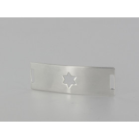 Curved plate w/ Jewish star cut out