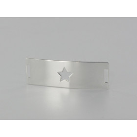 Barrette Incurvée Etoile Evidée