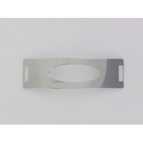 Barrette Incurvée Ovale Evidée
