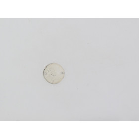 Coin with japanese bird engraved