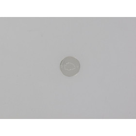 Coin with cloud engraved