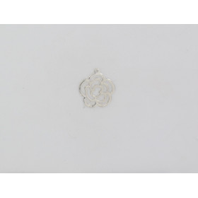 Openwork rose medal 12 mm GP