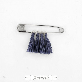 pompon violet colombin