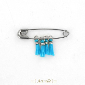 Mini pompon turquoise