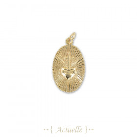 Pendentif cœur et croix