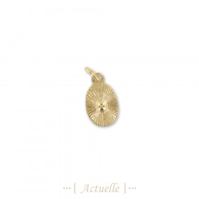 Pendentif ovale soleil