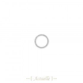 10pcs diamond cut welded ring