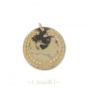 Pendentif couronne de lauriers 25mm