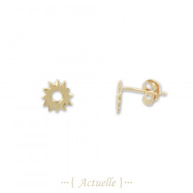 Pendientes chip sol con hoyo