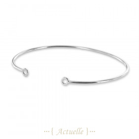 Oval Open bangle 2 rings 60