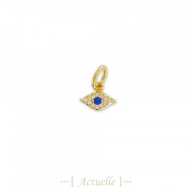 Colgante ojo y azul