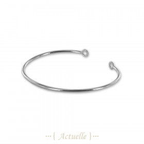 Oval Open bangle 2 rings 50