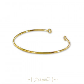 Oval Open bangle 2 rings 50
