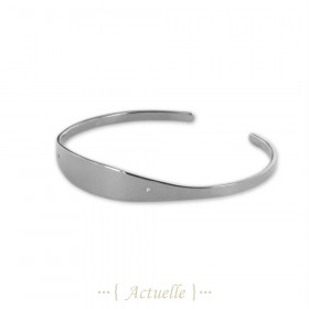 Pulsera placa rondeada perforada