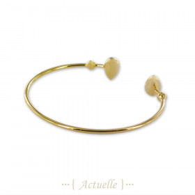 Pulsera fino gota una al lado del otra