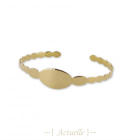 Pulsera encaje ovalado liso
