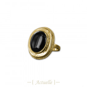 Stone large antique ring