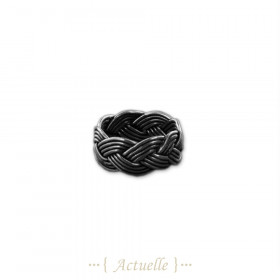 Anillo tubo trenzado