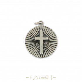 Pendant cross and light