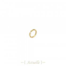 Anneau oval brisé 5x7mm fil de 1mm
