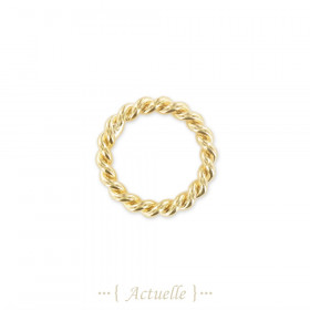 Welded ring twist 20mm 3mm 2 wires