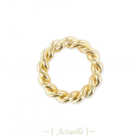 Welded ring twist 24mm 5mm wire