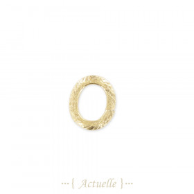 Welded ring oval plate 14x12mm 2mm wire
