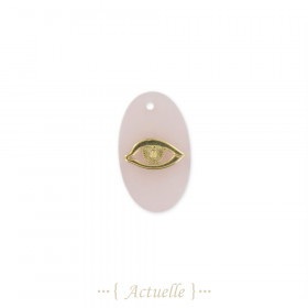 Component set with eye and milky pink