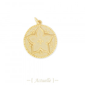 Pendentif ancien fleur