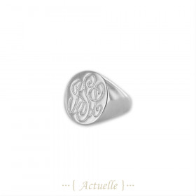 Anillo sello con grabado
