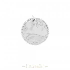 Colgante circulo perlado 20mm