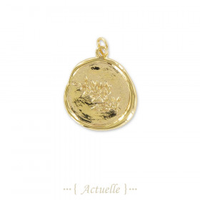 Pendentif sceau branche d'olivier